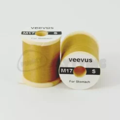 Veevus Stomach (Body) Thread Small - Funky Fly Tying -Fly Tying Materials Sales Veevus Stomach Body Thread Small Golden Tan