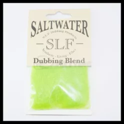 Wapsi SLF Saltwater Dubbing Packets - Funky Fly Tying -Fly Tying Materials Sales Wapsi SLF Saltwater Dubbing Packets Fluo Chartreuse