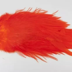 Whiting 4 B's Rooster Saddle - Funky Fly Tying -Fly Tying Materials Sales Whiting 4B Rooster Saddle Capes Dyed Orange 1