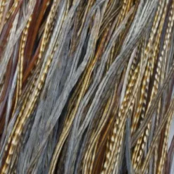 Whiting Bronze Grade Midge Saddle - Funky Fly Tying 29 Whiting Bronze Grade Midge Saddle - Funky Fly Tying -Fly Tying Materials Sales Whiting Bronze Grade MIDGE Whole Saddle Barred Dark Ginger 1