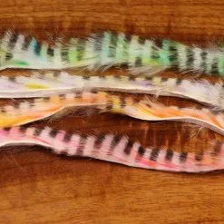 Hareline Black Barred Groovy Bunny - Funky Fly Tying