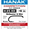 Hanak H25X Stillwater And Wet Hook - Funky Fly Tying -Fly Tying Materials Sales fly tying hook hanak competition stillwater wet h25xh 10 2
