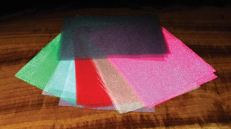 Hareline Sparkle Organza - Funky Fly Tying 3 Hareline Sparkle Organza - Funky Fly Tying
